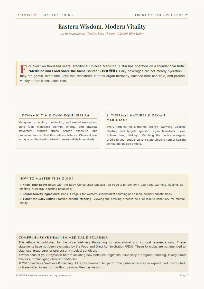 The Ancient Tea Playbook: Eastern Herbal Remedies & Traditional Tea Guide - ancient tea playbook, TCM herbal tea guide, traditional tea remedies, eastern food therapy, medicinal tea recipes